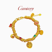 CAMIERY财神盘缠手链男女款 轻奢小众精致马年本命年手链 2026新款