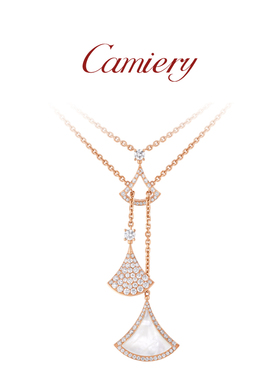 CAMIERY【时尚爆款】流苏裙子项链 高贵轻奢百搭小众ins风 保色