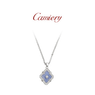 高级感轻奢小众绝美高贵气质保色 布契拉丝项链女款 CAMIERY 时尚