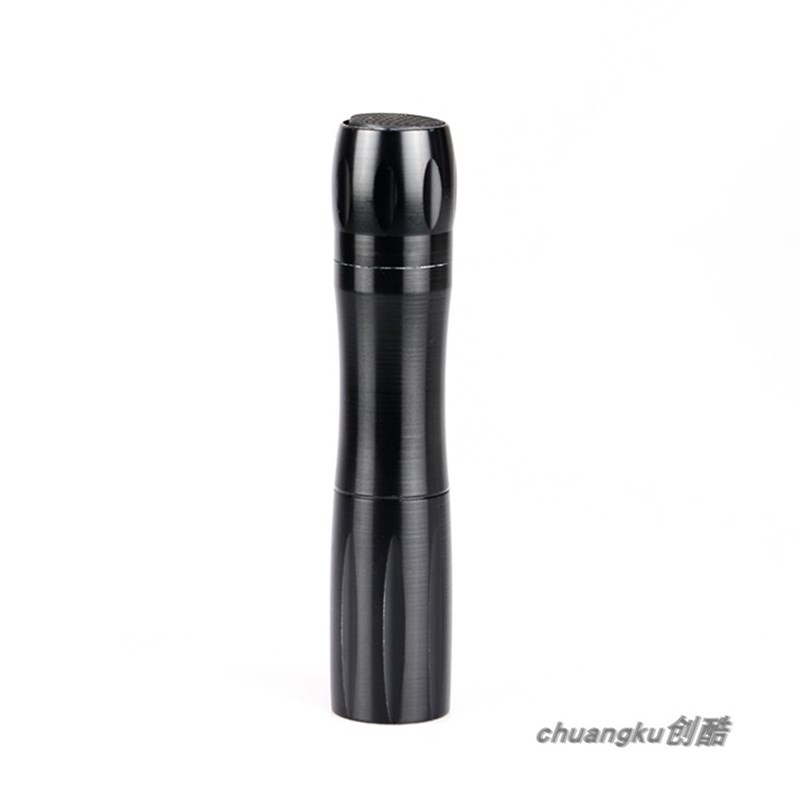 买二送一迷你便携小型LED铝合金钥匙扣手电筒5号电池户外家用手电