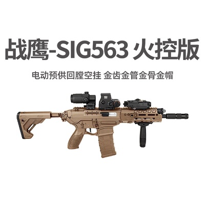 战鹰sig563火控版西格绍尔真人cs冲锋玩具枪三角洲wargame发射器