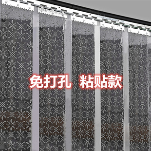 门帘防蚊透气皮门帘优质防老化pvc塑料透明软门帘家用 免打孔夏季