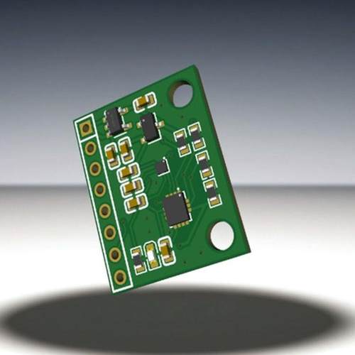 LWKJ九轴IMU BMI270+BMM350模块高性能9DOF支持SPI IIC,超BMX160