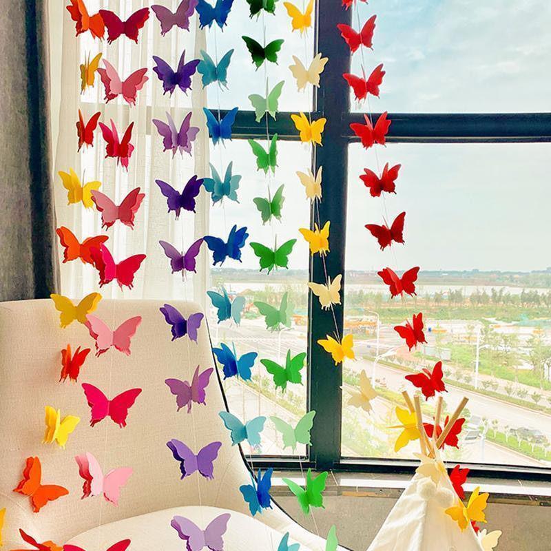 婚礼房间布局长快乐字贴纸囍人物套装男女蝴蝶拉花艺术卧室客厅装