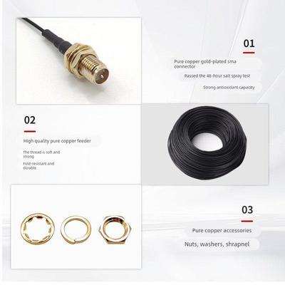 ipex转sma转接线天线射频延长连接馈线焊接1/3/4代座子公母接头