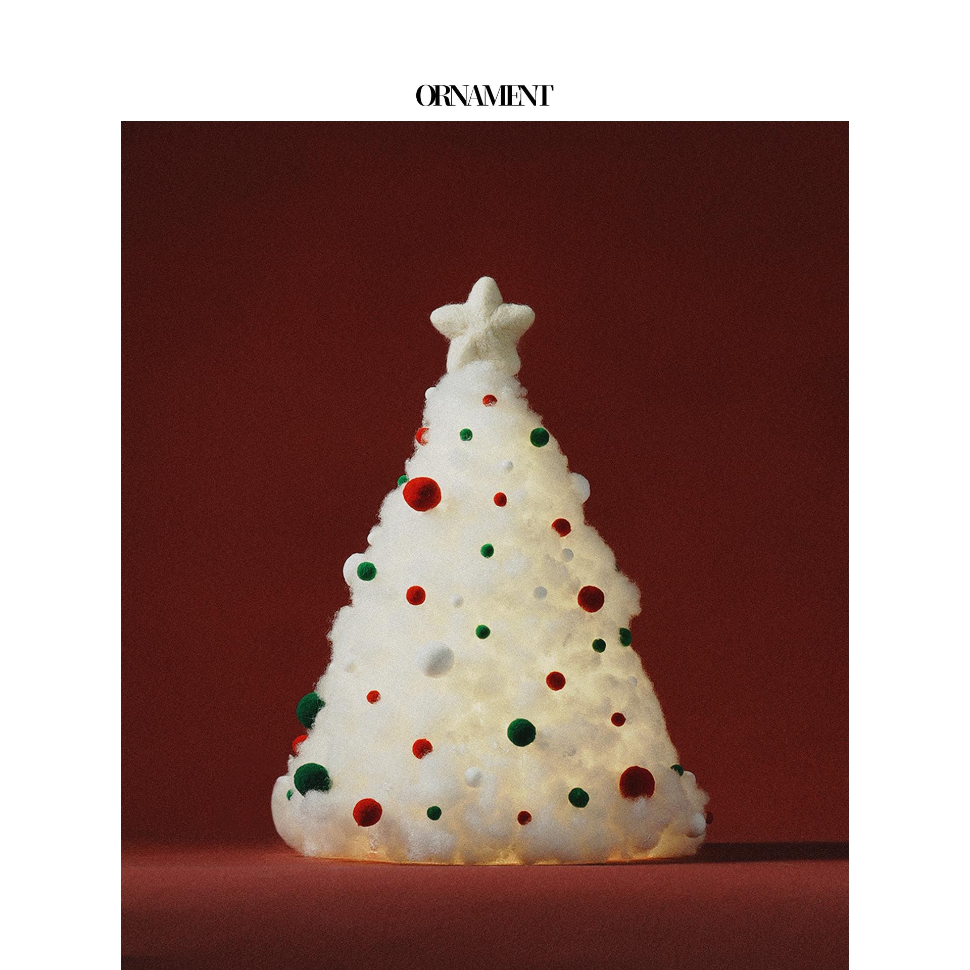 圣诞树客厅家用小型创意桌面摆件装扮耶诞氛围感场景布置神诞道具