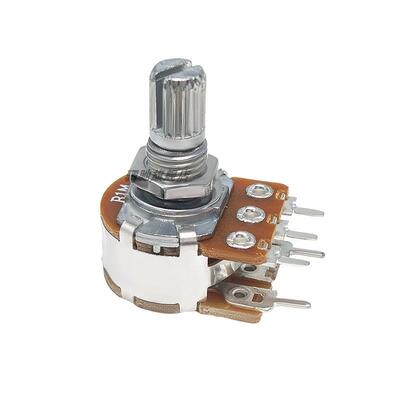 WH148单联5脚电位器带开关B1K2K5K10K250K1M音响音箱功放音量调节