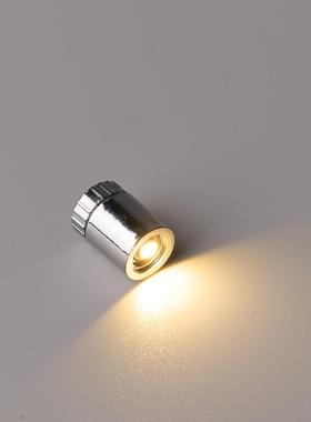 初见乍欢！迷你扭扭小射灯 mini灯桶娃娃屋LED发光 小摆件