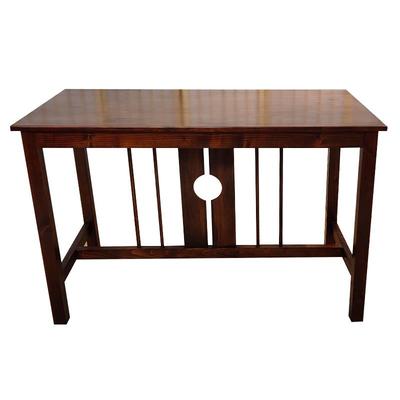 新中式实木国学桌书法桌培训班课桌椅练字马鞍桌彷古儿童书画桌子