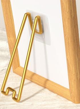 相框支架配件摆台后支架托后面的支撑架相册画框桌面固定免钉脚架