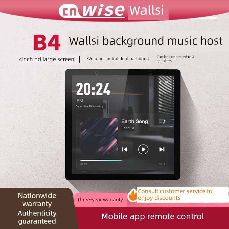 大功率家庭酒店背景音乐主机智能语音控制系统吸吊顶喇叭播放器