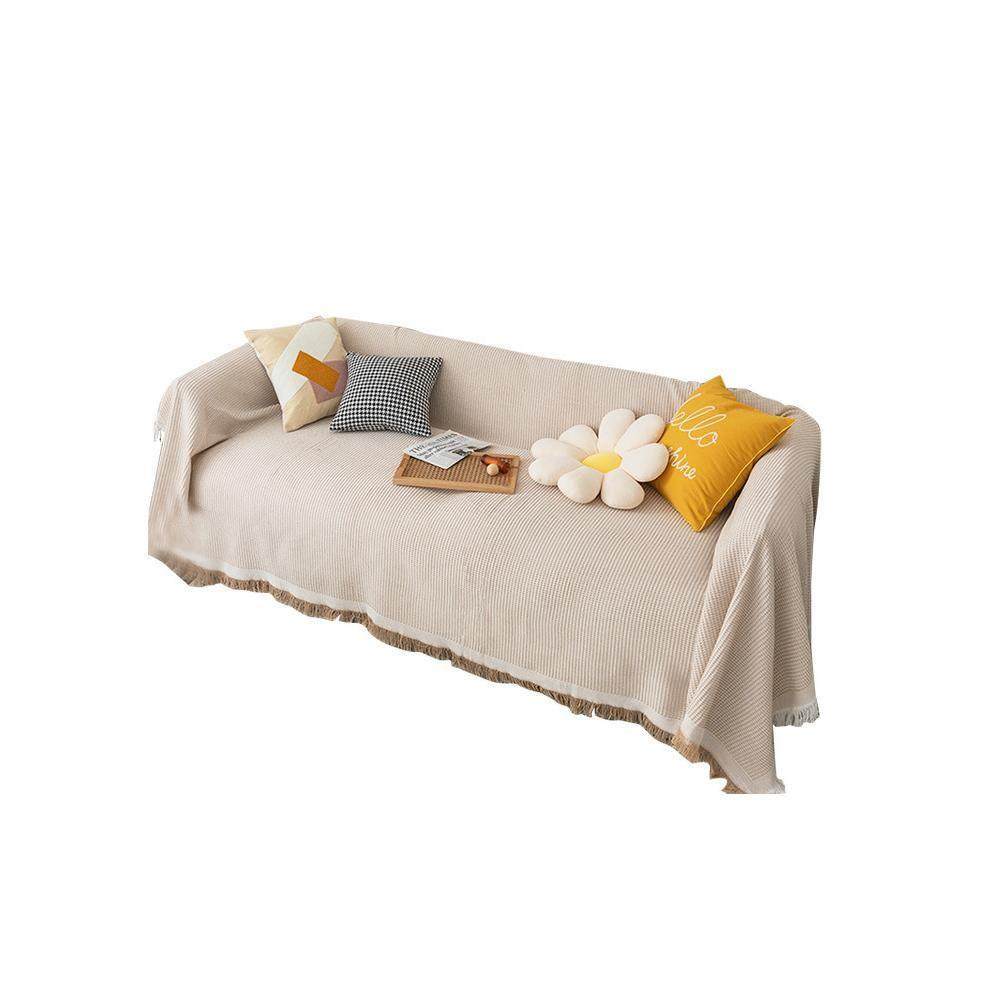 沙发隔脏垫一次性【】北欧纯色四季棉线毯简约坐垫ins风沙发巾 时,居家布艺,床边毯,淘宝优惠券,粉丝福利购,淘宝优惠卷