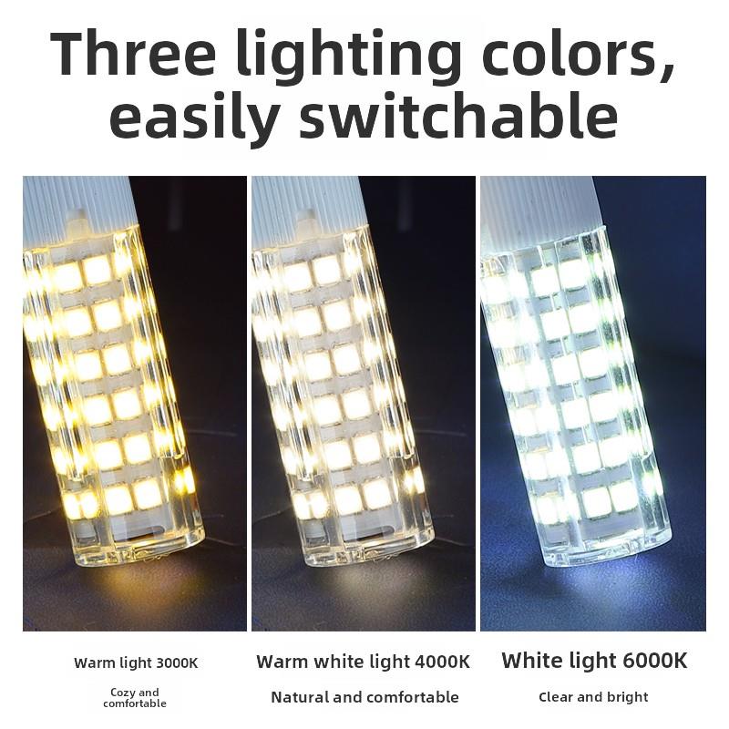 G9小灯泡G4高亮度节能光源无闪烁220V陶瓷玉米高压灯泡