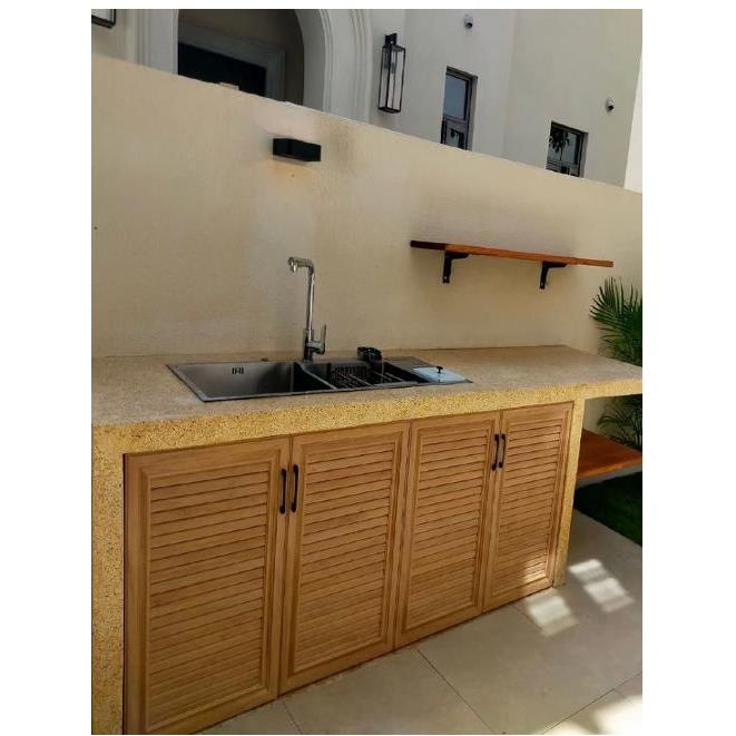 庭院铝合金柜门户外橱柜门室外防水金属格栅门百叶门铝艺定制定做