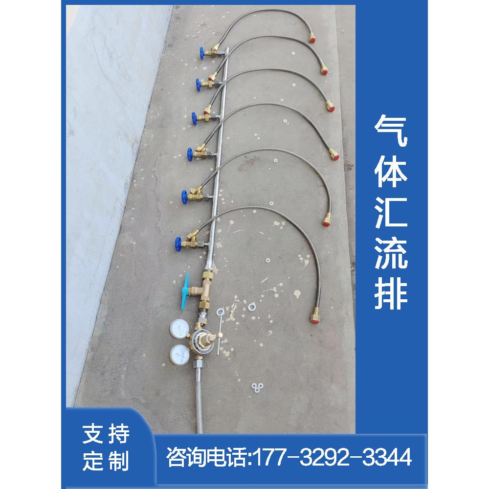 气体汇流排 氮气 氧气汇流排二氧化碳丙烷汇流并联瓶组 气瓶串联
