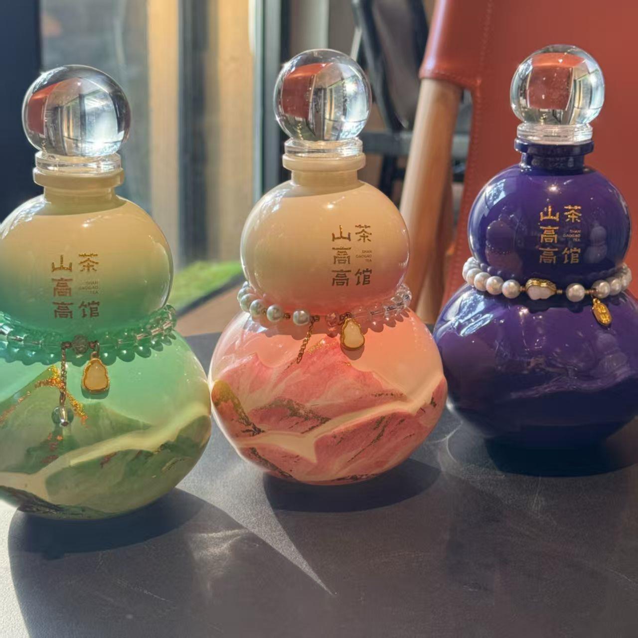 【官方授权】杭州灵隐葫芦水壶大容量葫芦水杯中国风元素玻璃杯