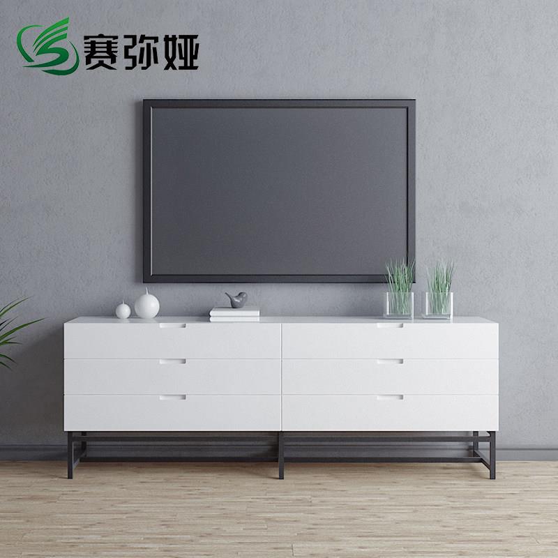 赛弥娅卧室电视柜简约现代六斗柜储物柜边柜床尾柜多功能收纳柜