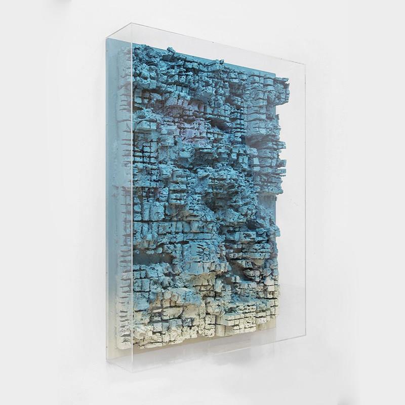 压克力罩抽象立体装饰画现代简约客厅玄关壁画装置样板间实物挂画