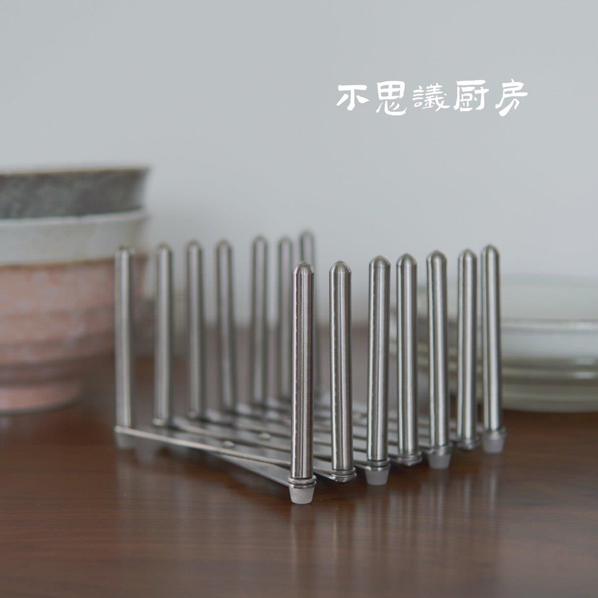 多用不锈钢锅盖架锅盖收纳件不锈钢架子可折叠伸缩盘子架置物架