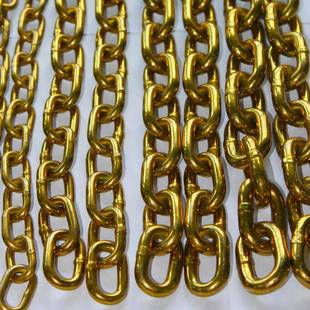 镀彩锌 链条 起重链G70/80厂家直销锚链高强度非标吊索具起重链条