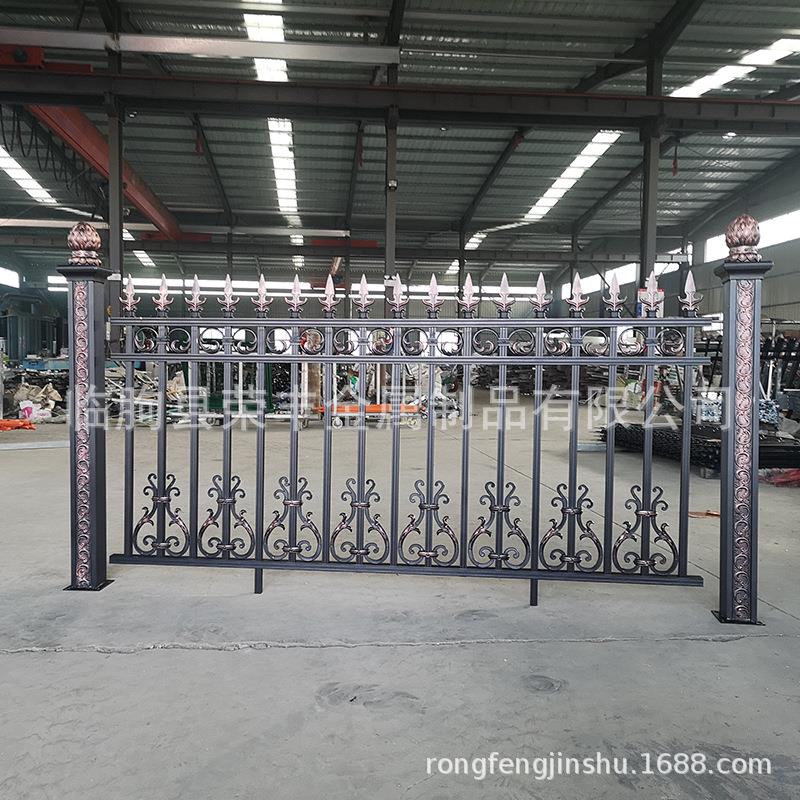 铝艺护栏厂家加工铝合金防护栏别墅小区庭院院墙护栏隔离栅栏