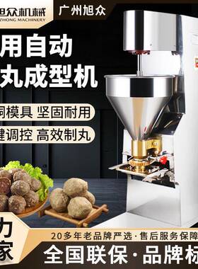 全自动肉丸成型机不锈钢牛肉丸猪肉丸鱼丸制作机仿手工制丸机