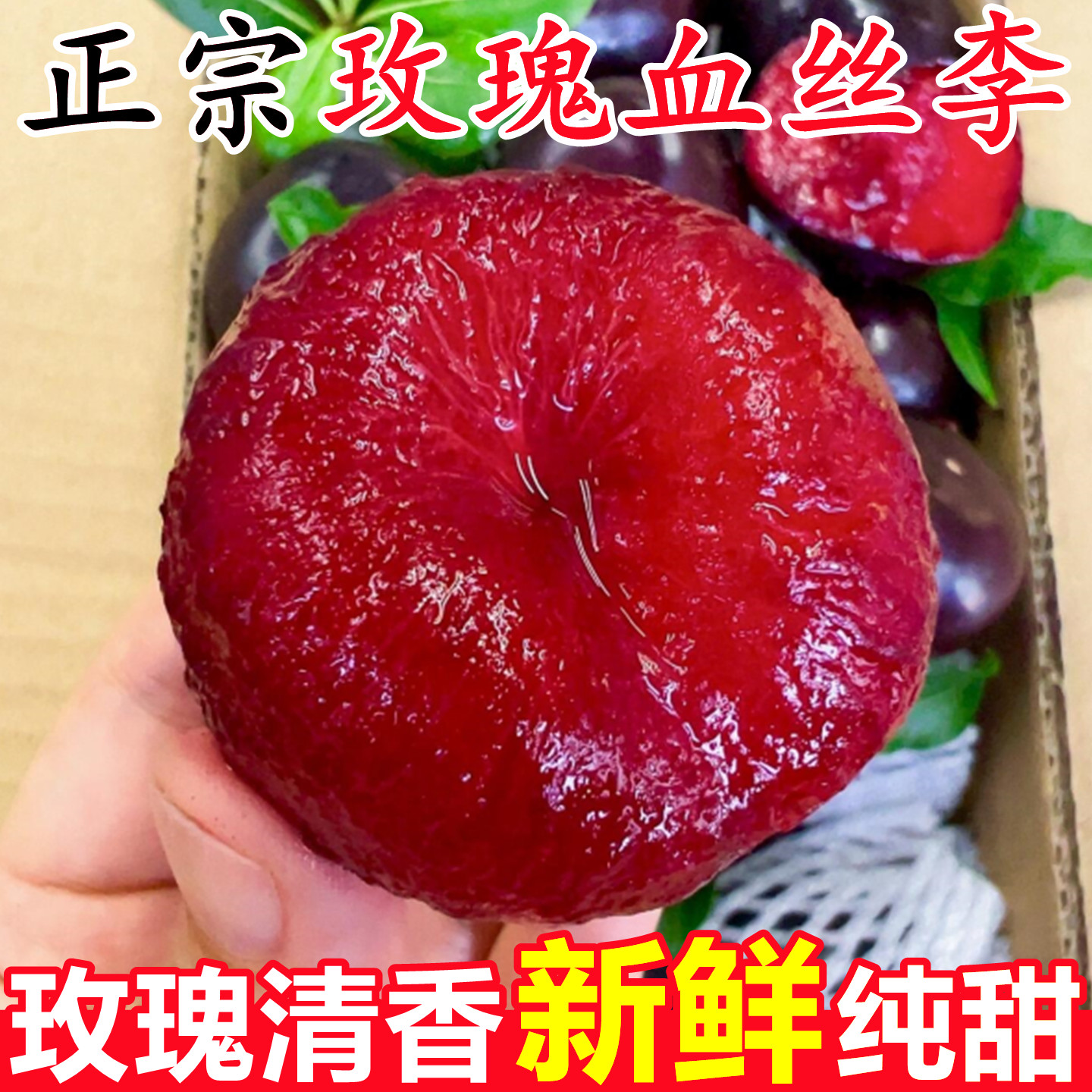 正宗风味血丝玫瑰李子新鲜5斤当季时令孕妇水果黑布林恐龙蛋整箱