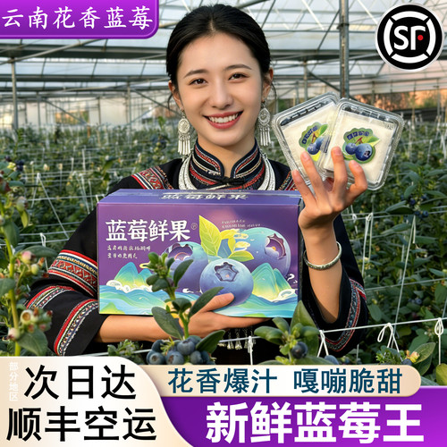 【云南花香蓝莓】已上热销榜！