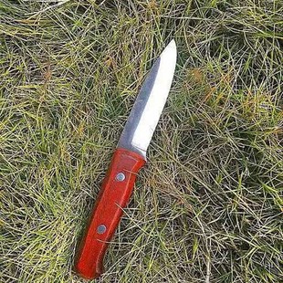 新星锻打弹簧钢加长刀手工刀 安大略18剁 分割刀 雷胖子户外