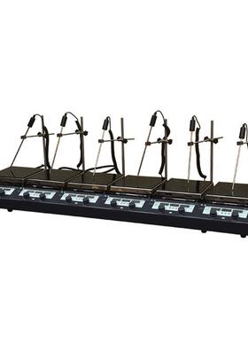 TS-WJGW-5LX6六联微晶磁力搅拌器500度微晶磁力搅拌器多联玻璃