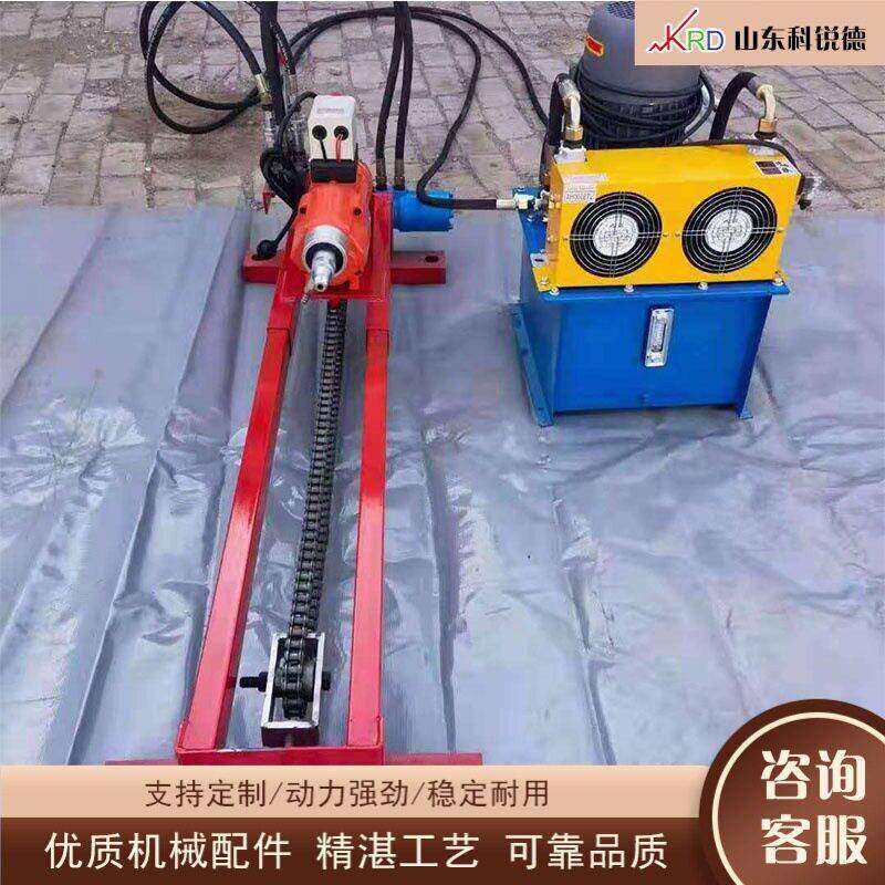 公路地下管道钻孔机 管道过路铺设水钻顶管机 电缆管过路钻眼机