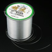 300米雄风钓鱼线海竿线抛竿线透明白色远投线海钓线主线尼龙渔线