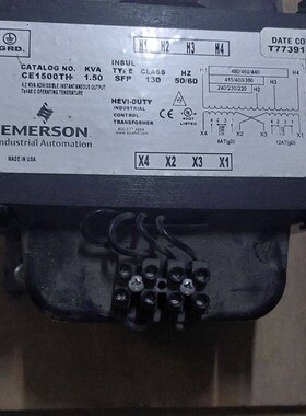 艾默生CE1500TH控制头变压器,拆机配件,功能正常使