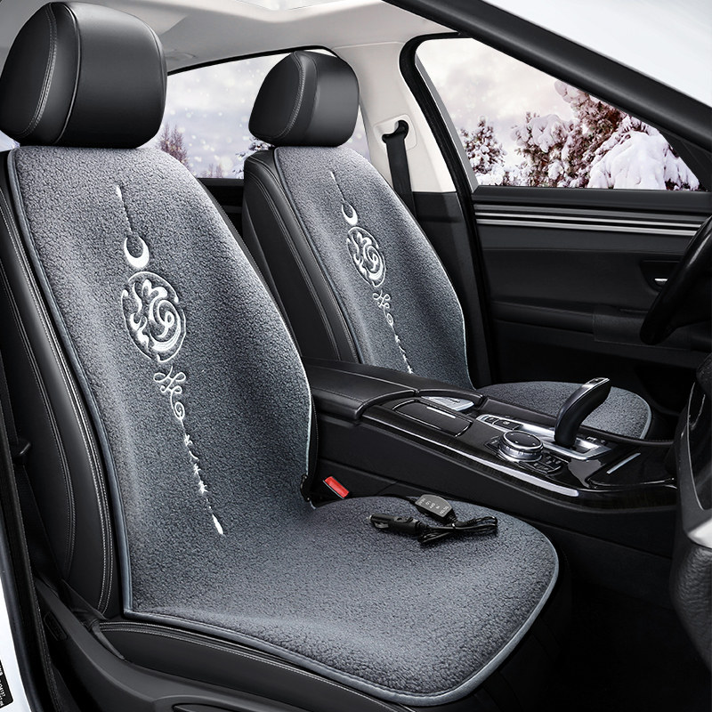 汽车加热坐垫冬季毛绒泰迪绒单片车载电加热座椅垫后排保暖车座垫,汽车用品/电子/清洗/改装,通用座套/座垫,淘宝优惠券,粉丝福利购,淘宝优惠卷