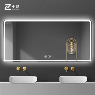 洗手间镜 led浴室镜壁挂防雾智能镜子触摸屏带灯卫生间家用挂墙式