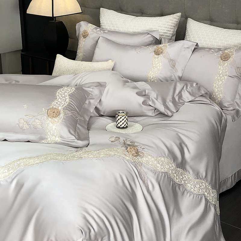 法式100s天丝长绒棉四件套春夏纯棉刺绣被套全棉简约床单床上用品,3C数码配件,其它配件,淘宝优惠券,粉丝福利购,淘宝优惠卷