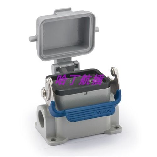 WAIN唯恩重载连接器 H6B-SF-1L/SC-CV-M20 PG16 带盖封底底座哈丁