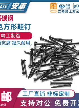 黑色鞋钉方形小铁钉小号木工板秋皮钉三角钉尖钉修订迷你补鞋钉子