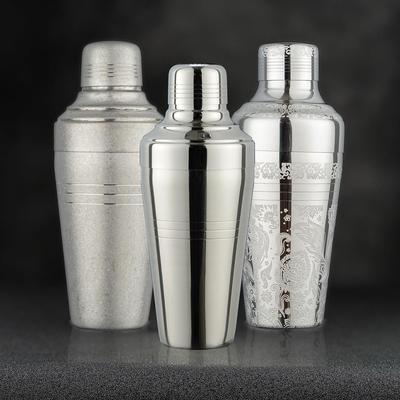 酒吧灵魂宝龙男爵专业日式英式三段式咖啡雪克壶摇调酒壶Shaker