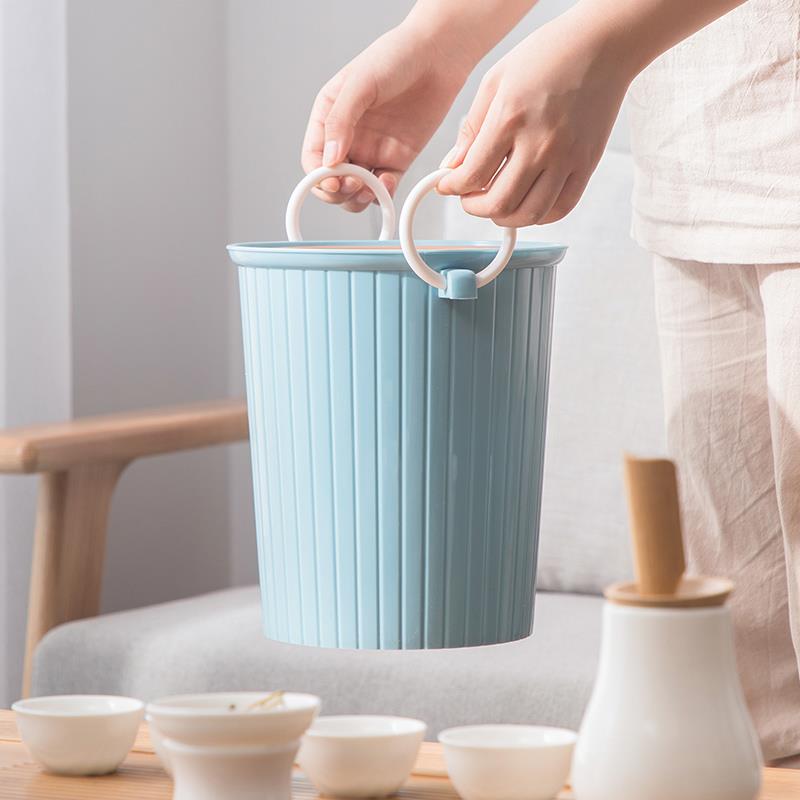 茶花茶渣桶大号家用客厅办公室茶具茶叶茶水过滤垃圾桶排水桶茶漏