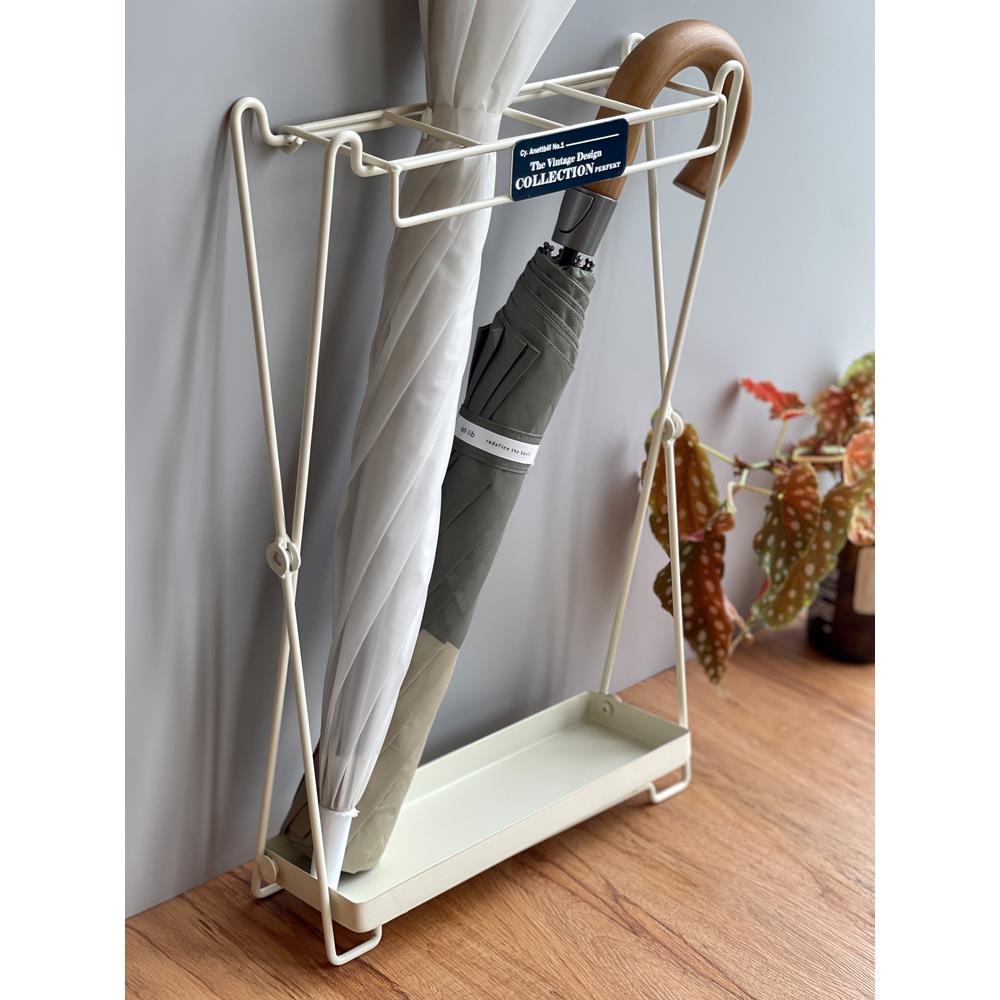 日式简约复古铁艺雨伞收纳架架家用家居商店门口置物架可折叠伞架