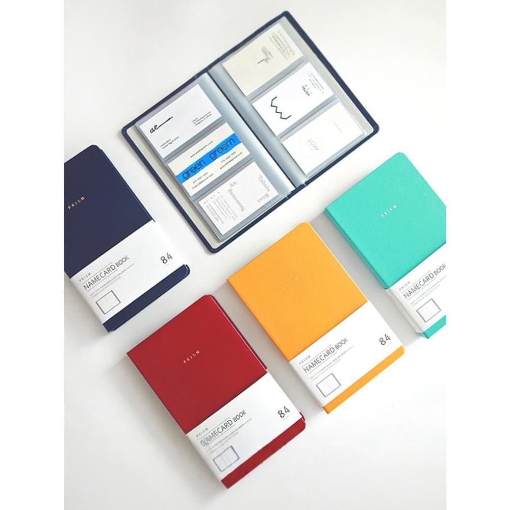 韩国indigo实用简约纯色硬面名片小卡册小三寸迷你拍立得相册相簿