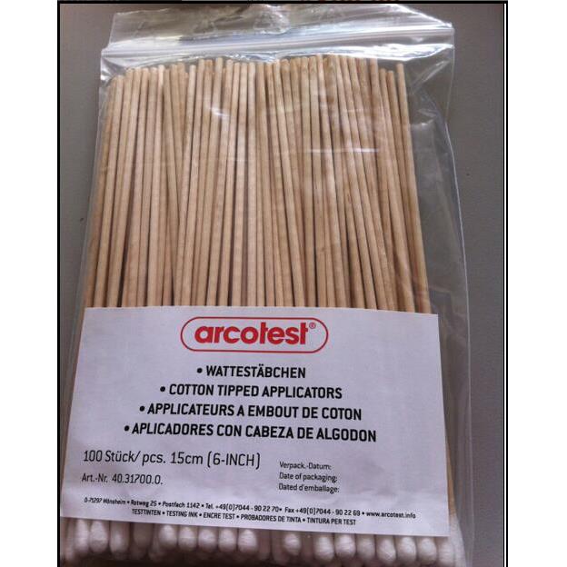 arcotest棉签达因笔 电晕笔 表面张力测试笔 长棉签 15cm 100支