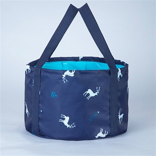 便携式 可折叠学生宿舍水盆旅行用泡脚袋旅游洗衣盆洗脸盆洗脚水桶