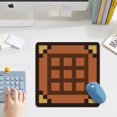 新款 世界工作台鼠标垫方形小号便携通用电脑办公学习桌面垫 MC我