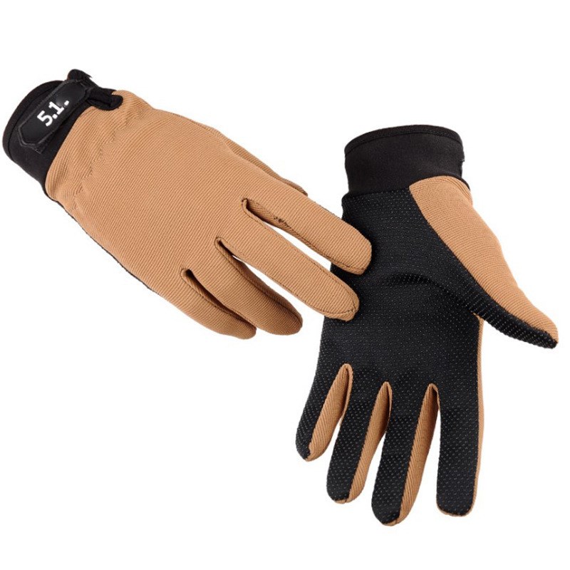 运动长指手套男健身防晒运动时F尚骑行透气全指手套防护休闲