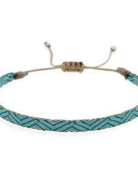 跨境南美哥伦比亚民族o风织带幸运友谊手绳ins小众多条叠戴手链女