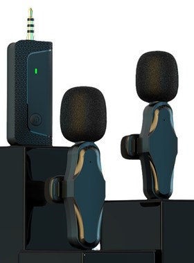 K35pro领夹麦l克风3.5孔直播相机自动降噪视频高清收音无线话筒