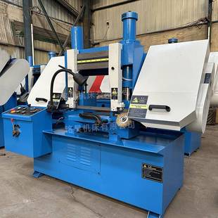 GB4230金属带锯床液压半自动双立柱卧式 切300mm可切实心圆钢方钢