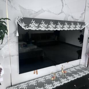 高档防尘罩套桌旗茶几餐桌台布长方形床头柜巾 蕾丝电视柜盖布欧式